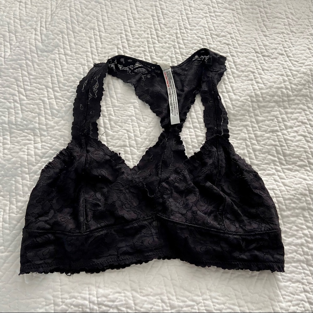 Elegant Black Lace Bralette